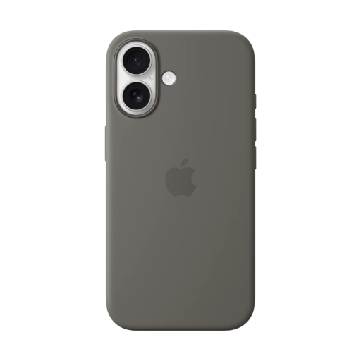 Apple Case Silicone Case with MagSafe Stone Gray for iPhone 16